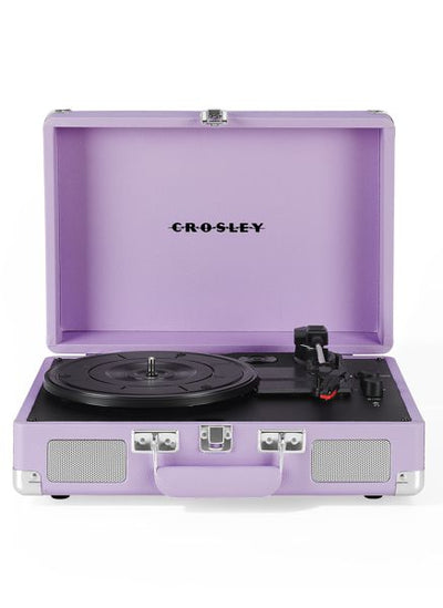 Cruiser Plus Portable Turntable with Bluetooth In/Out - Lavender