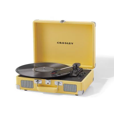 Cruiser Plus Portable Turntable with Bluetooth In/Out - Lemon Yellow