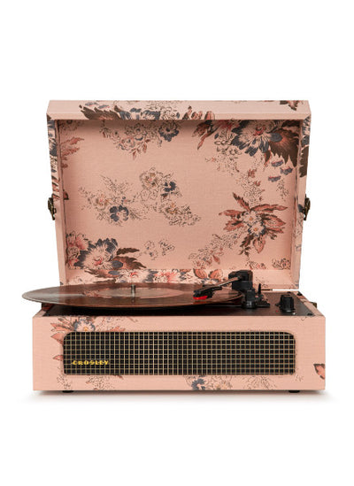 Voyager Portable Turntable with Bluetooth Out - Floral