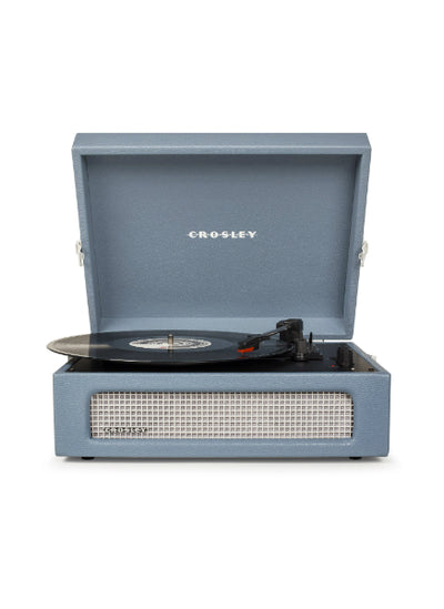 Voyager Portable Turntable with Bluetooth Out - Washed Blue