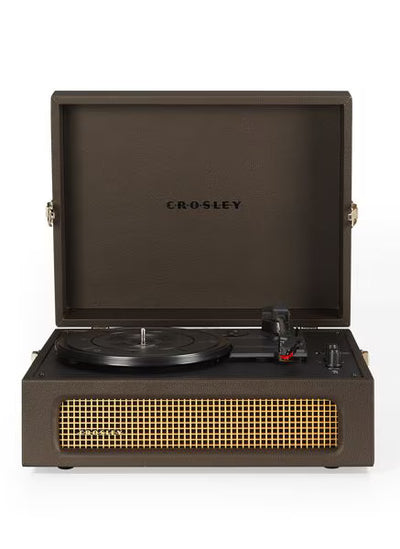 Voyager Portable Turntable with Bluetooth Out - Cocoa