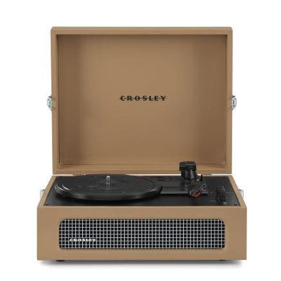 Voyager Portable Turntable with Bluetooth Out - Tan