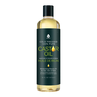 100% Pure Cold Pressed Castor Oil 16 Oz