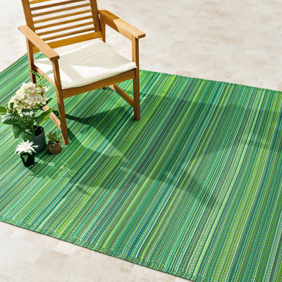 Cancun - Green Outdoor Rug for Patio