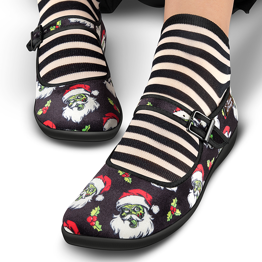 Hot Chocolate Design Bloody Christmas Mary Jane Flats