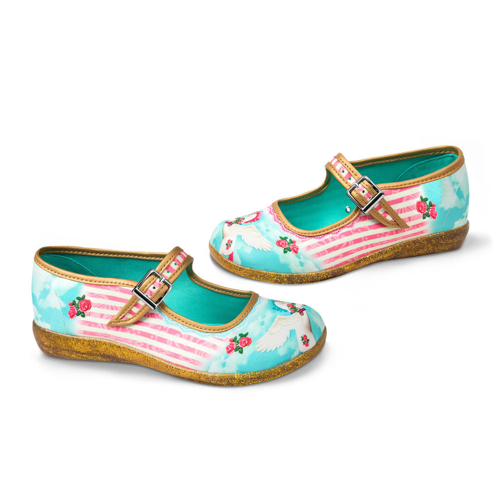 Hot Chocolate Design Corcel Mary Jane Flat