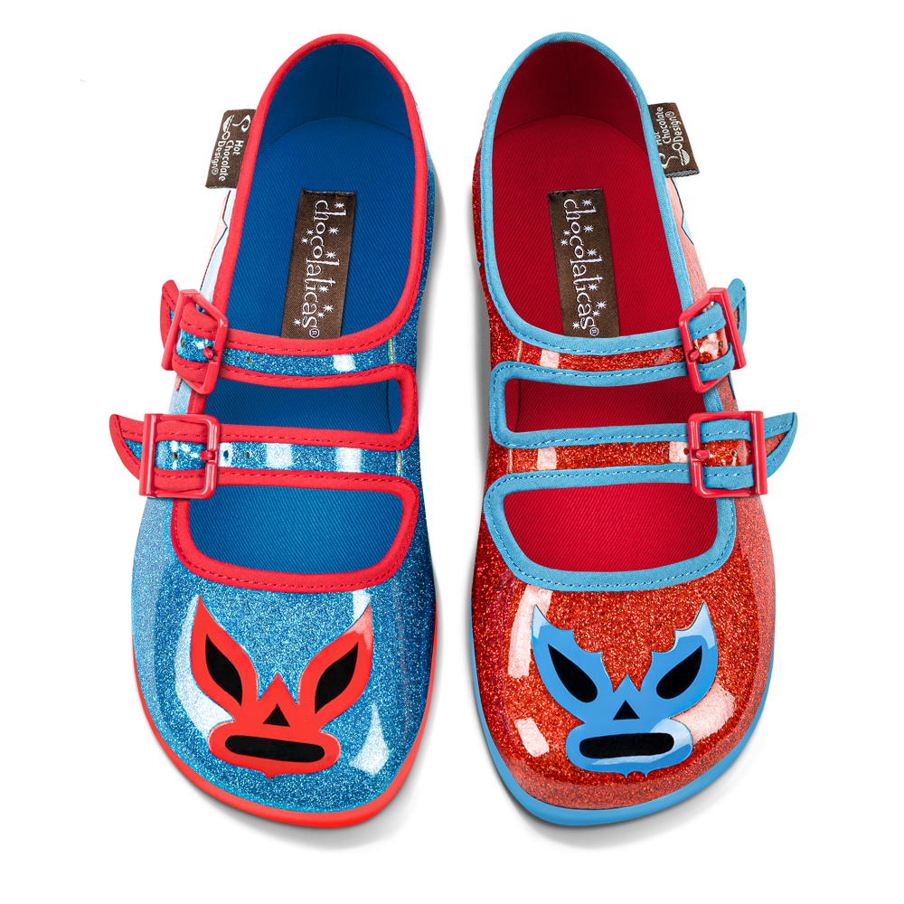 Hot Chocolate Design Chocolaticas® LUCHADOR Women's Mary Jane Flat