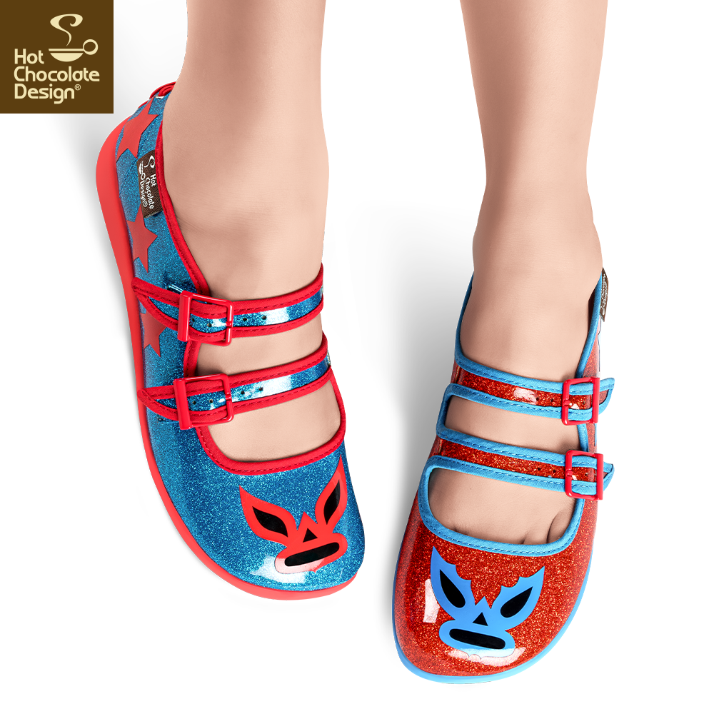 Hot Chocolate Design Chocolaticas® LUCHADOR Women's Mary Jane Flat