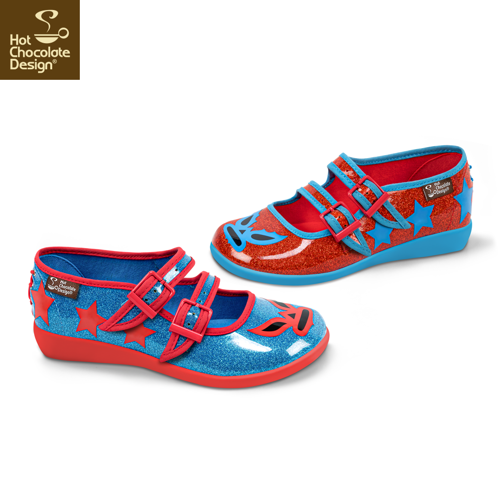 Hot Chocolate Design Luchador Mary Jane Flats