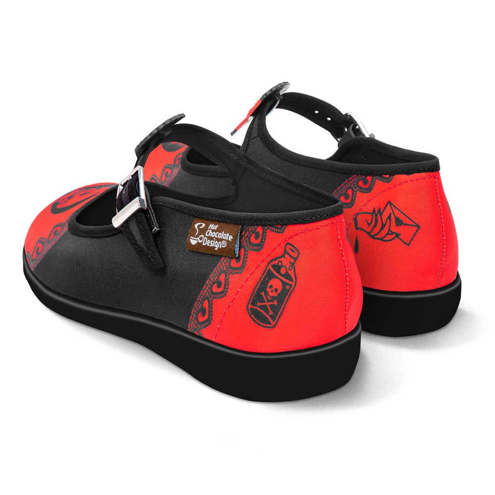 Hot Chocolate Design Love Will Tear Us Apart Mary Jane Flats
