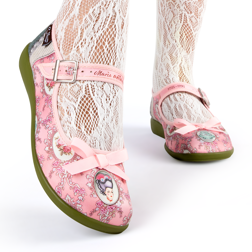 Hot Chocolate Design Marie Antoinette 2 Mary Jane Flats - Only in Size 4