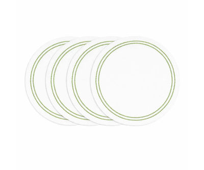 Sage Green Embroidery Placemats