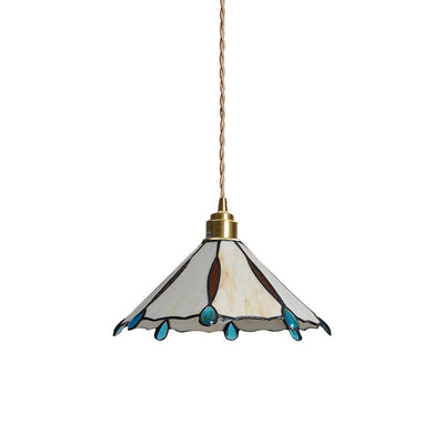 Colorful Stained Glass Pendant Light