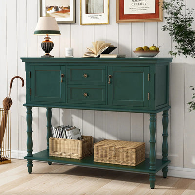 Console Table - Storage Wood