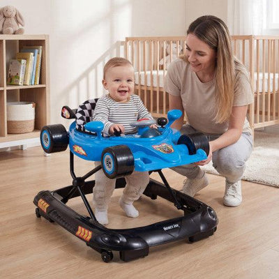 Convertible Baby Walker with 3 Adjustable Height Settings-Blue