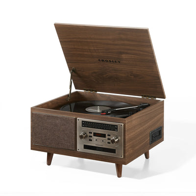 Serenade 8-In-1 Record Player - Walnut