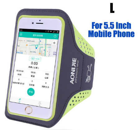 AONIJIE Running Arm Pack Outdoor Sport Hiking Camping Gym Fitness 5.5 4.7 Inch Touch Screen iPhone 6S Mobile Phone Bag