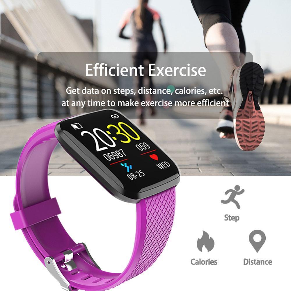Sport Smart Watch For Men and Women Blood Pressure Waterproof Ip67 Smartwatch Heart Rate Monitor Fitness Tracker Watch For Android IOS