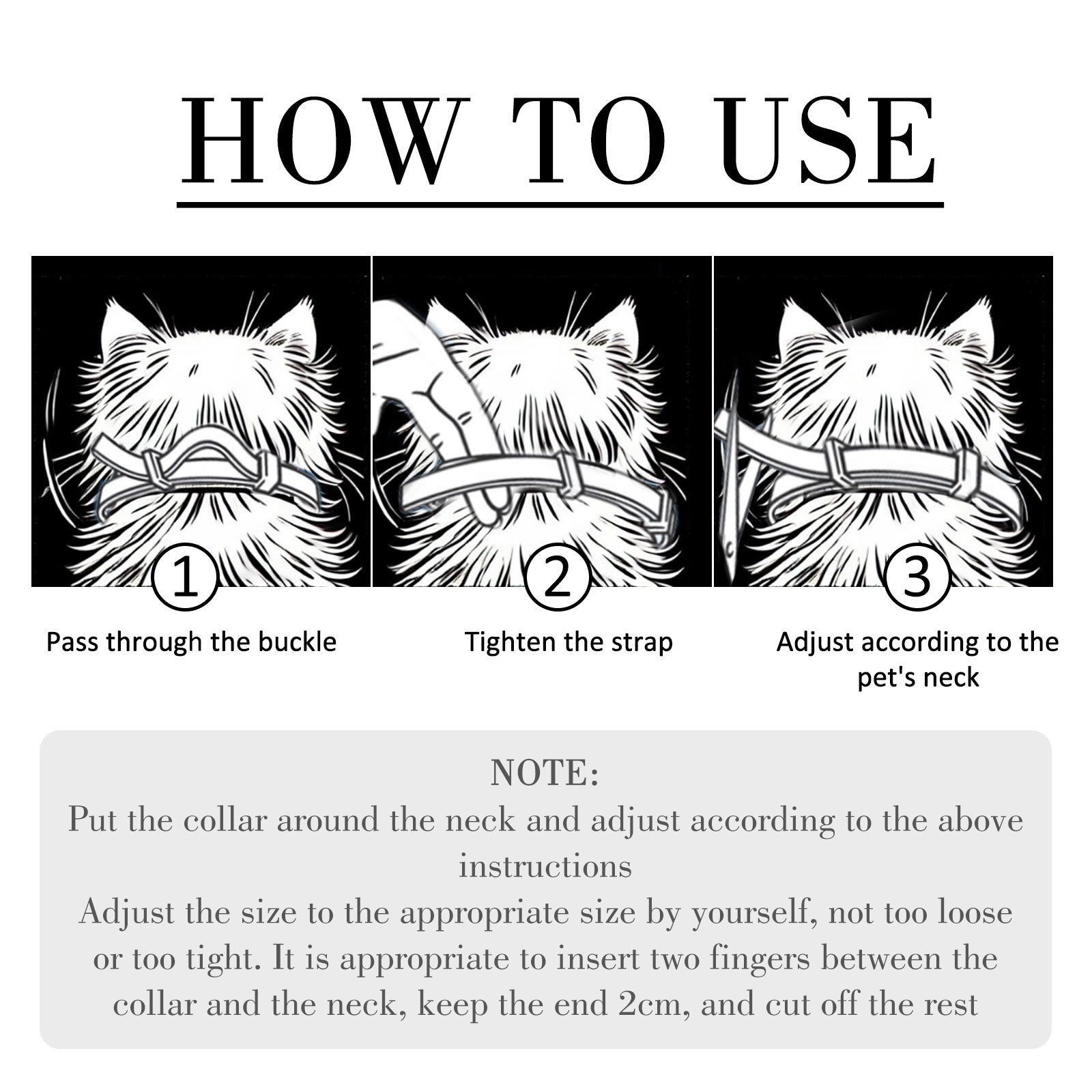 Pet Deworming Collar, Flea Resistant Tick Resistant Pet Waterproof Adjustable Deworming Collar