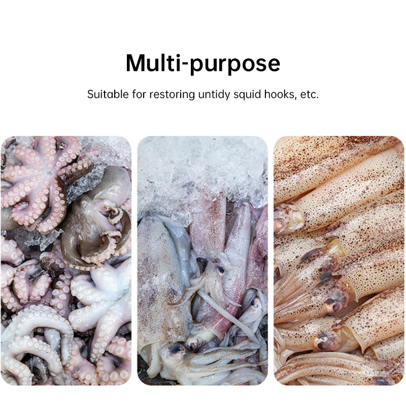 Squid hook corrector, stainless steel repair hook, smoothing tool, portable bait hook.