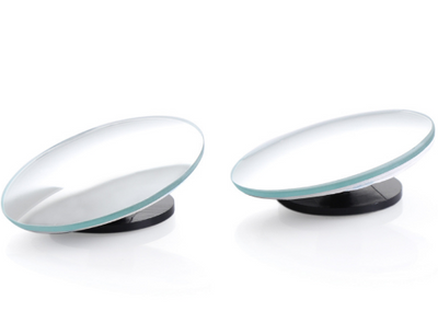 1 pair 360 Degree frameless ultrathin Wide Angle Round Convex Blind Spot mirror for parking Rear view mirror