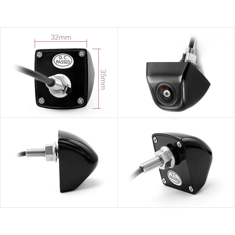 GreenYi 170 Degree Fish Eye Lens Starlight Night Vision Vehicle Rear / Front View Camera low-light level 15m visible Car Camera