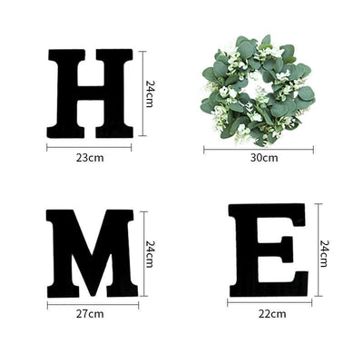 Home Wooden Alphabet Living Room Dining Room Wall Decoration Wall Decoration