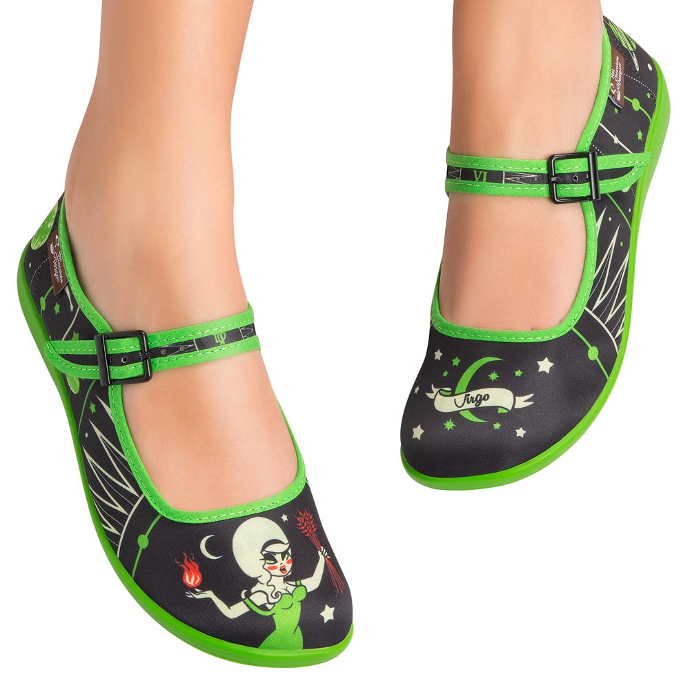Hot Chocolate Design Zodiac - Virgo Mary Jane Flat