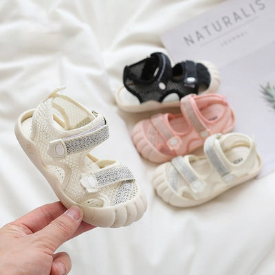 Brand Children's Cotton Sandals Comfortable Men's and Women's Slippers Delicate Baby Garden Shoes Beach Shoes Little Girl Shoes