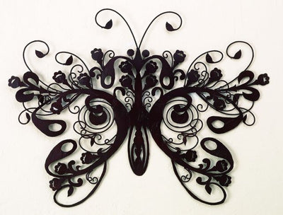 Iron & Tole Butterfly Wall Decor