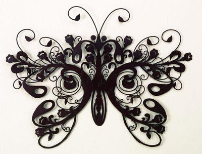 Iron & Tole Butterfly Wall Decor