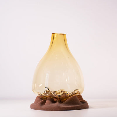 Flora Decanter • Lake Edition • Amber • Sand