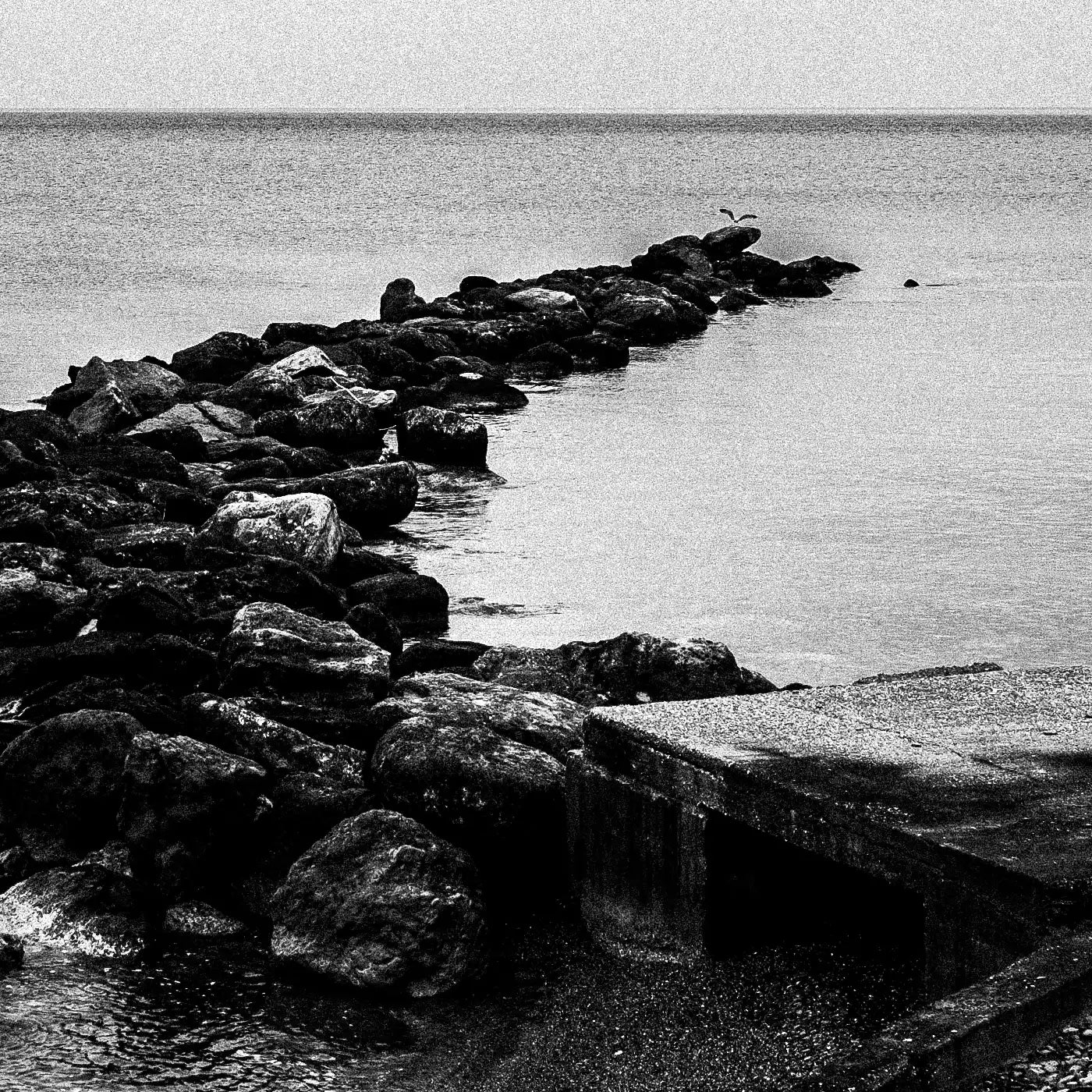 Dock at Diafani | Karpathos | Black & White Art Wall