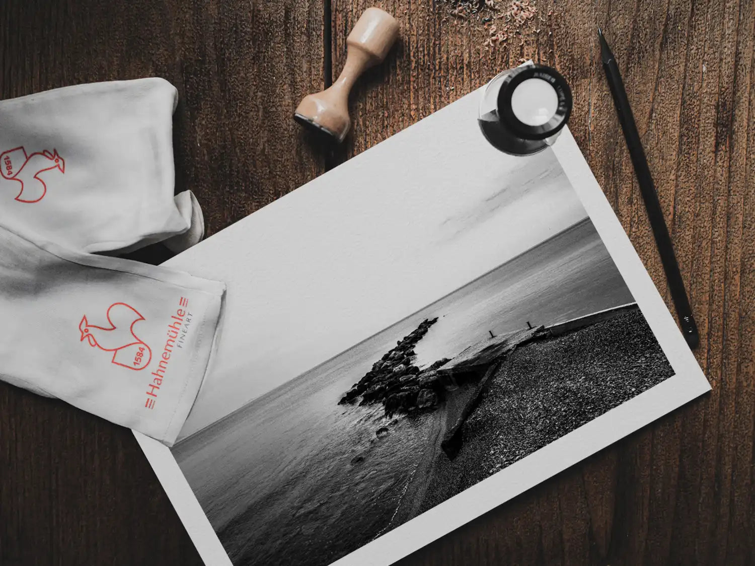Dock at Diafani | Karpathos | Black & White Art Wall