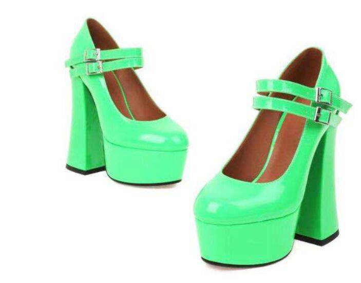 Double Down - Yvie Classic Mary Jane Platform