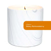 Dewy Schnozberry White Marble Candle 6oz