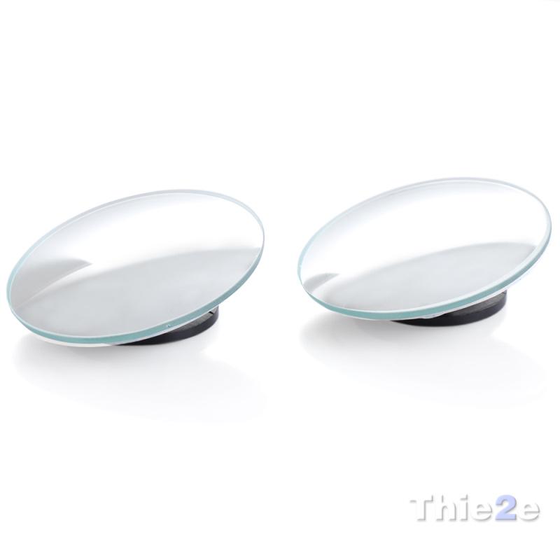 1 pair 360 Degree frameless ultrathin Wide Angle Round Convex Blind Spot mirror for parking Rear view mirror