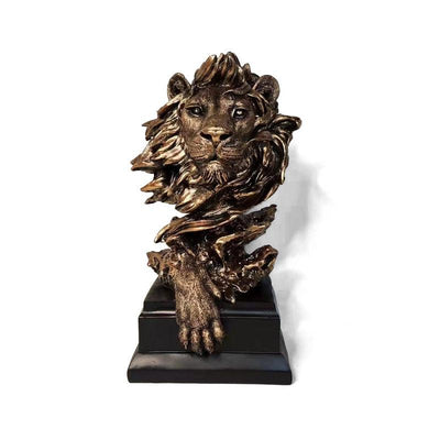 Creative Lion Head Decoration Home Living Room Resin Wine Cabinet Decoration