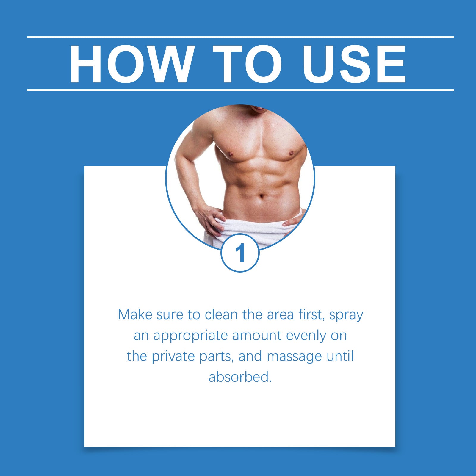 Moisturizing And Soothing Massage Treatment Spray For Men