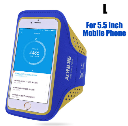 AONIJIE Running Arm Pack Outdoor Sport Hiking Camping Gym Fitness 5.5 4.7 Inch Touch Screen iPhone 6S Mobile Phone Bag