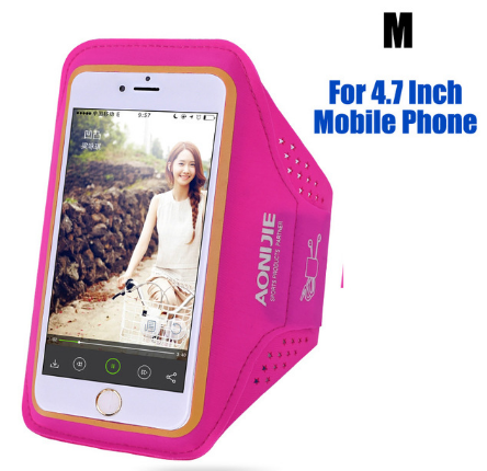 AONIJIE Running Arm Pack Outdoor Sport Hiking Camping Gym Fitness 5.5 4.7 Inch Touch Screen iPhone 6S Mobile Phone Bag