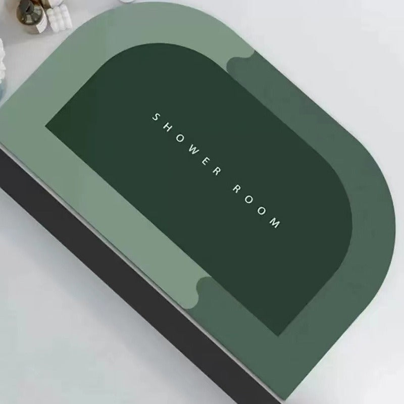 Soft cushion floor mat absorbent foot mat bathroom non-slip quick-drying toilet door carpet bathroom door mat