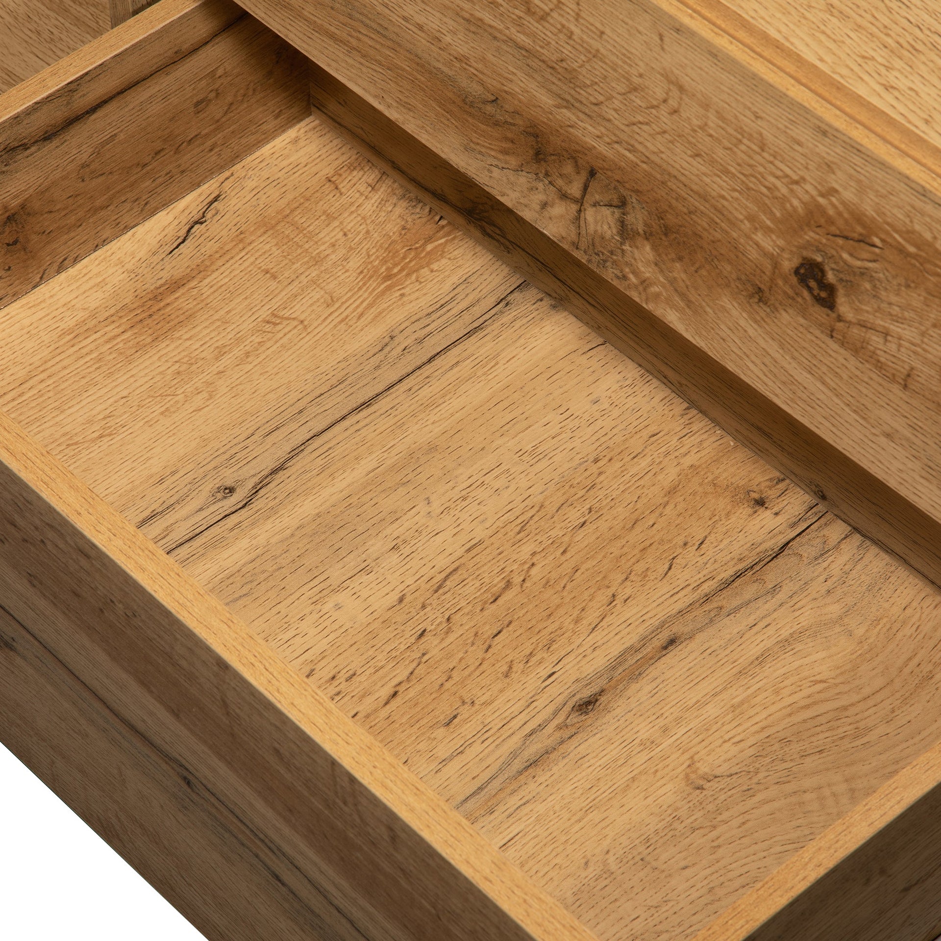 Modern TV Stand for 80'' TV with Double Storage Space