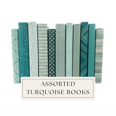 Assorted Teal Book Set- Designer Curated