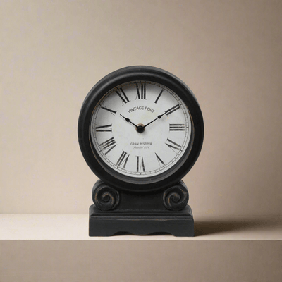 Antique-Style Roman Numeral Mantel Clock