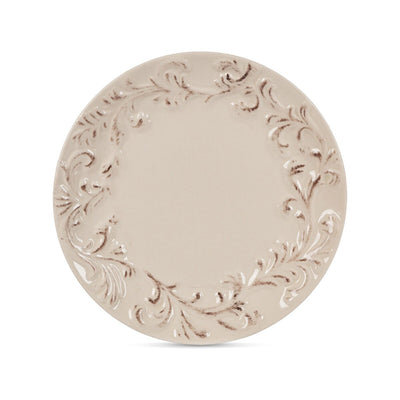 Acanthus Stoneware Dinner Plates, Set of 4