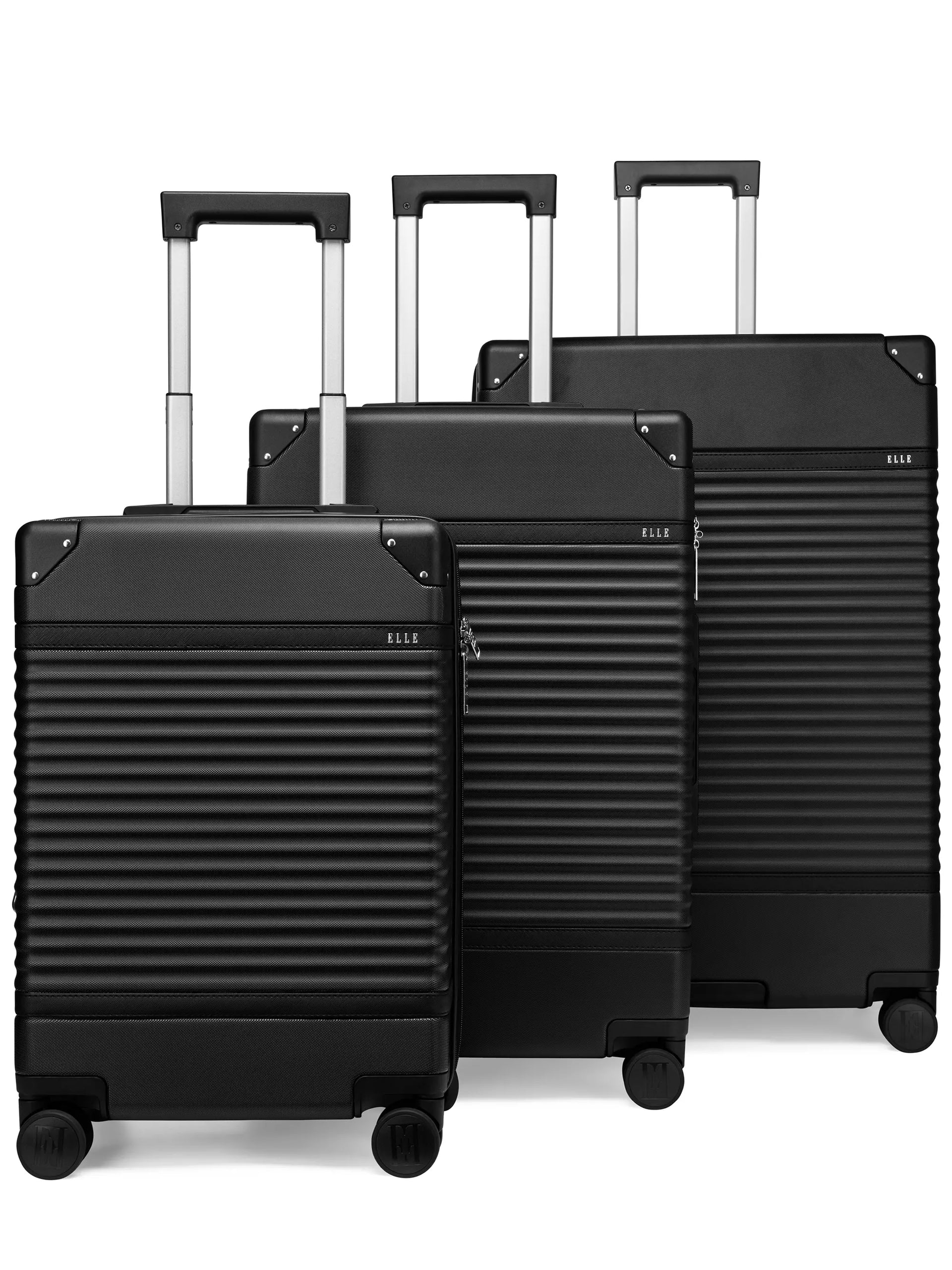 Belleville 3 Piece Expandable Retro Luggage Set