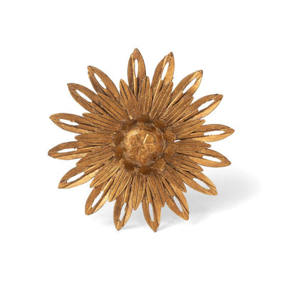 Aged Copper Wall Sunflower, Small
