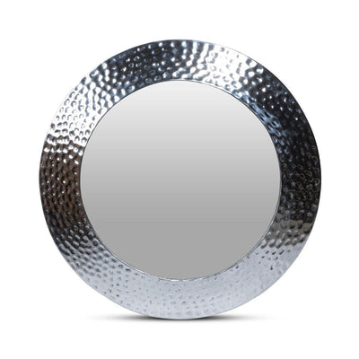 Hammered Pewter Portal Mirror, 24