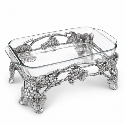 Elevated Grape Pyrex Holder 3qt
